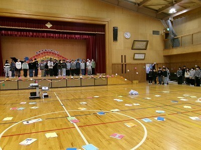 全員で感謝を込めたお返し